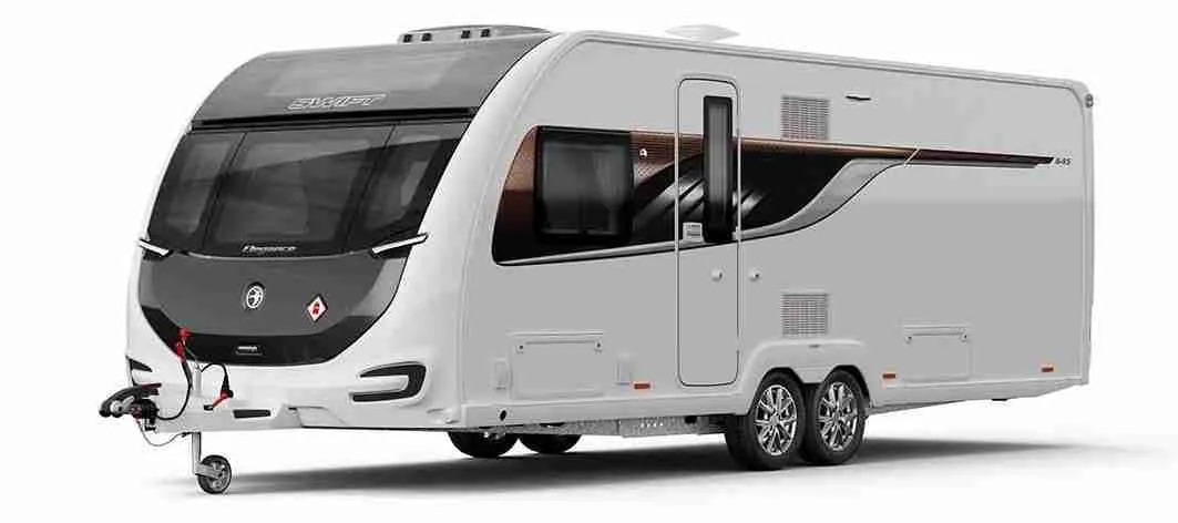 Twin axle caravan